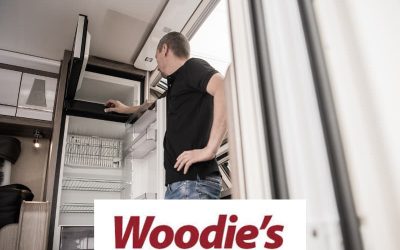 How can I book an appliance repair appointment with Woodies?