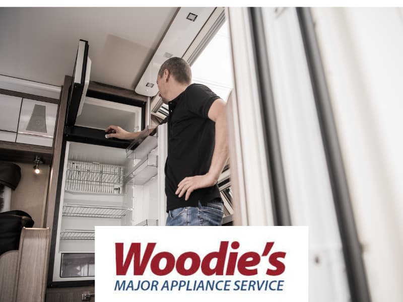 How can I book an appliance repair appointment with Woodies?